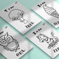 26 Kids ABC Colouring Pages - Digital Download